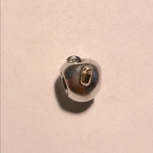 Pandora Apple with Worm Charm (Retired)